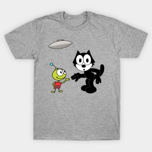 Felix and Extraterrestrial Guy T-Shirt